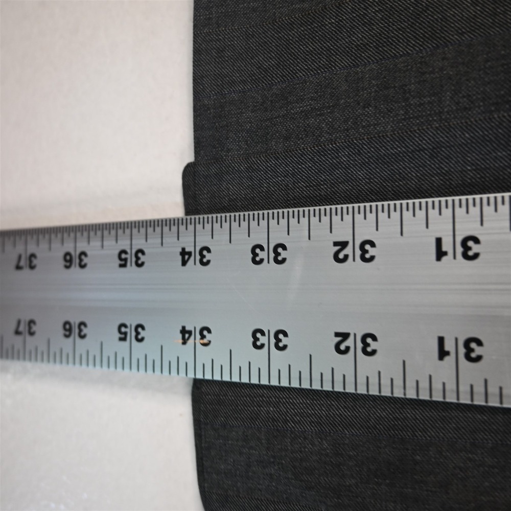 Vtg USA Double Breasted 42L Gray Sharkskin Wool Blazer Suit Jacket Sport Coat - Picture 11 of 12